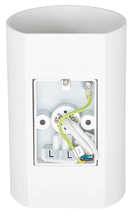 Aplică rotundă de design alb - Sabbir