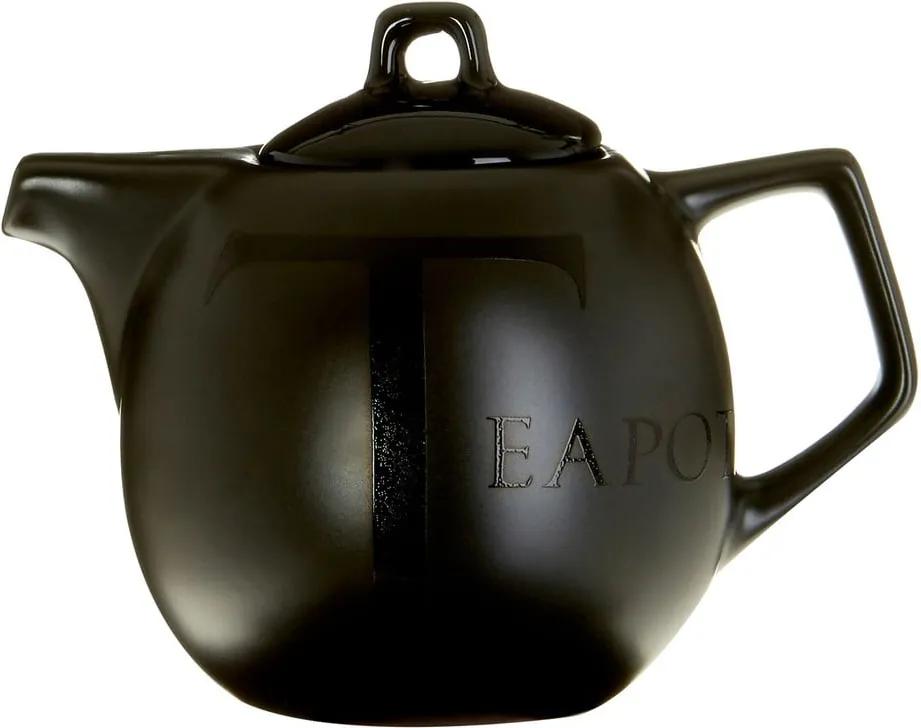 Ceainic Premier Housewares, 500 ml, ceramică, negru