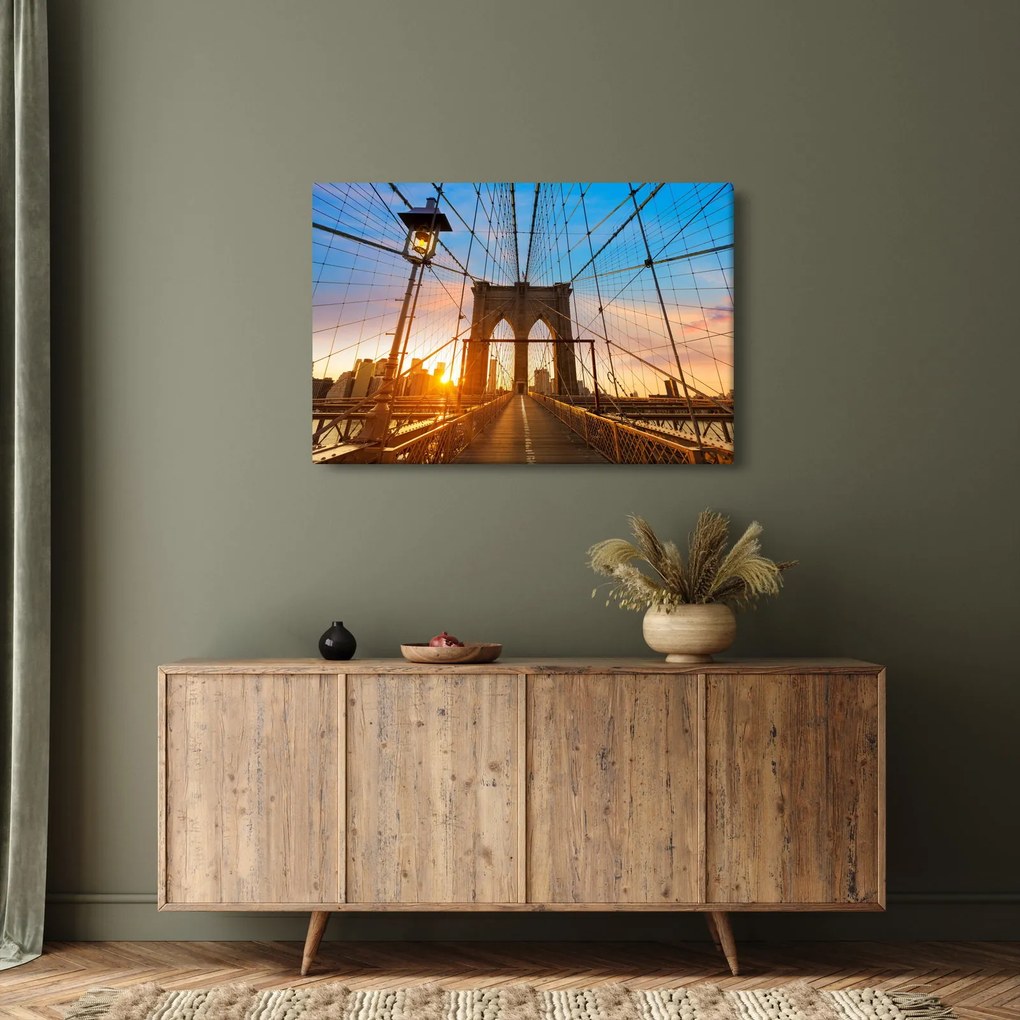 Tablou - Podul Brooklyn, Manhattan, New York (90x60 cm)