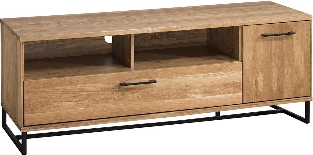 Comodă lemn masiv natur Colmar Stejar, 54.4 × 144.2 × 48 cm
