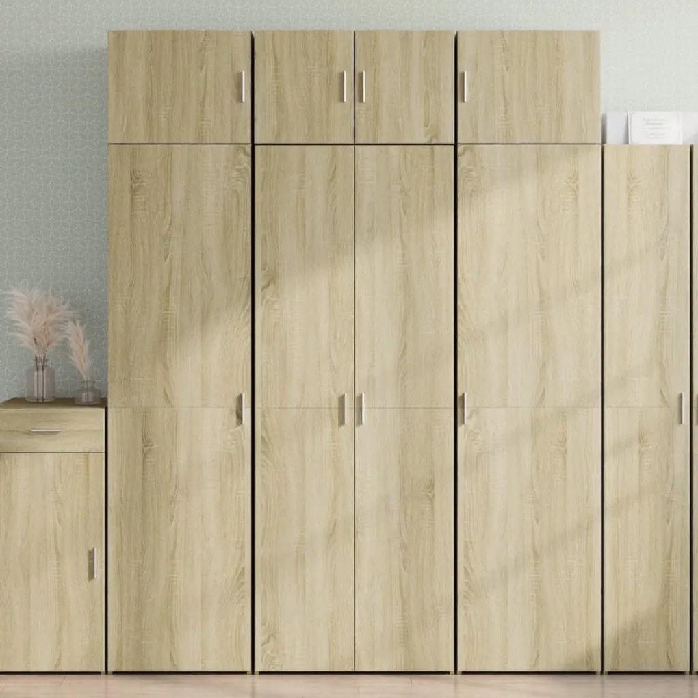 vidaXL Dulap înalt, stejar sonoma, 70x42,5x185 cm, lemn prelucrat