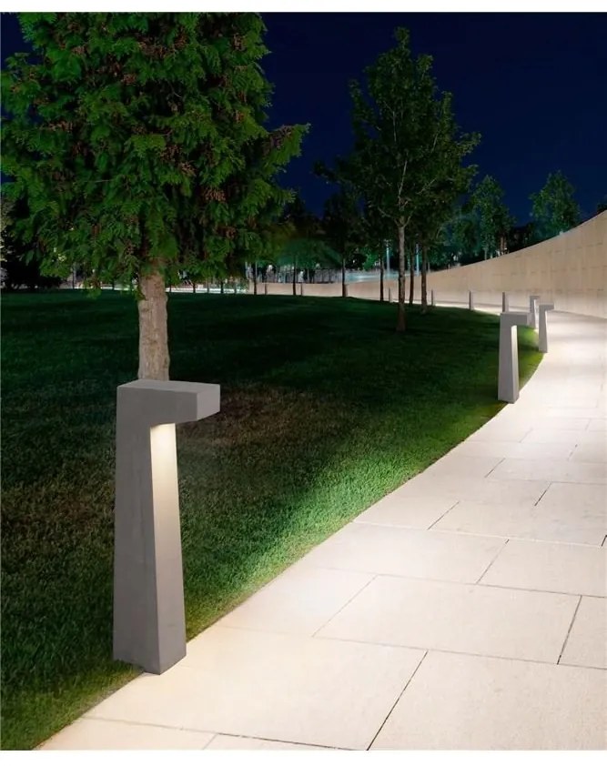 Stalp LED mediu pentru exterior design modern IP65 Aran