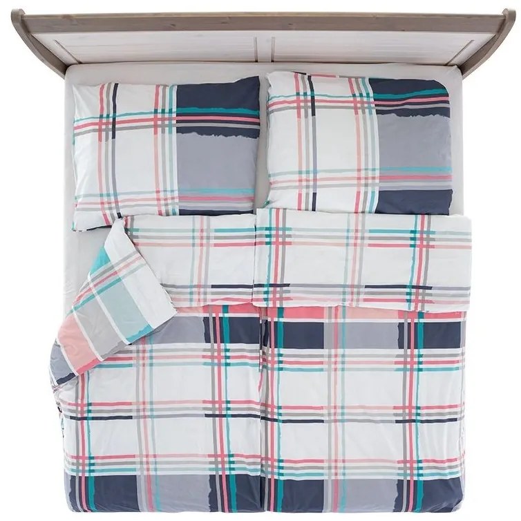 Lenjerie de pat din bumbac SPLIT colorata Dimensiune lenjerie de pat: 2 buc 70 x 90 cm | 200 x 220 cm