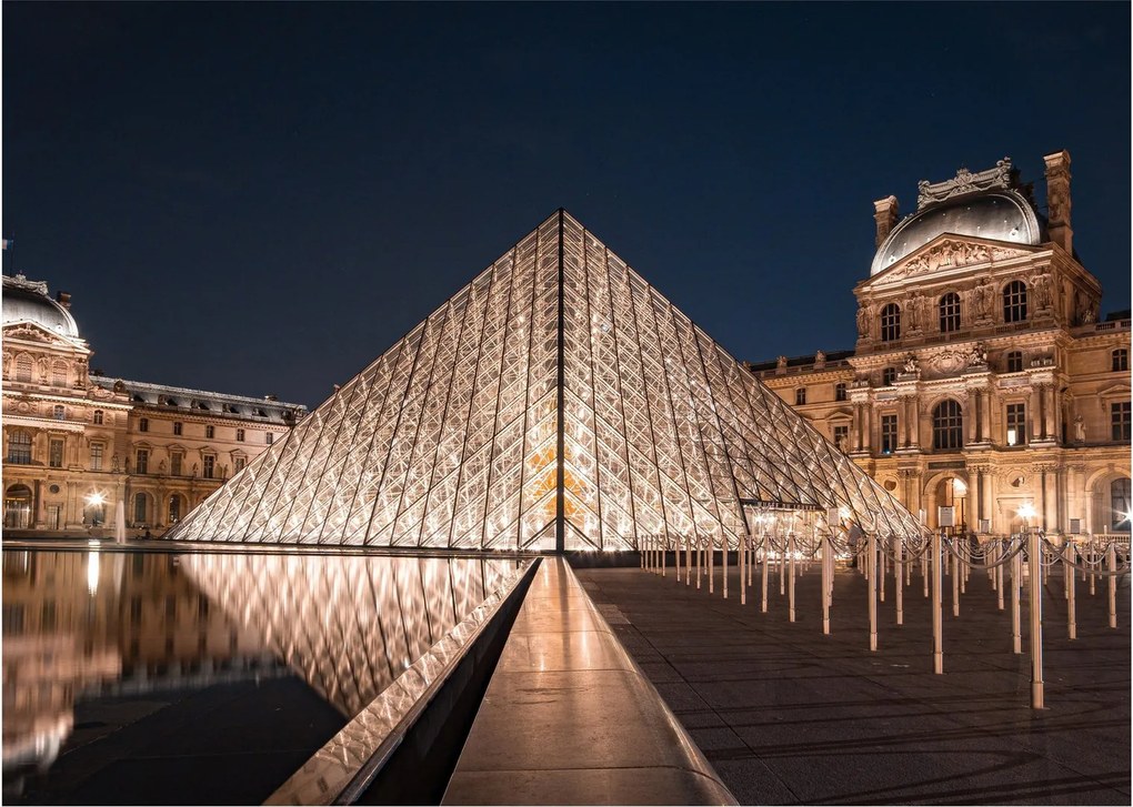 Tablou - Louvre noaptea (70x50 cm)