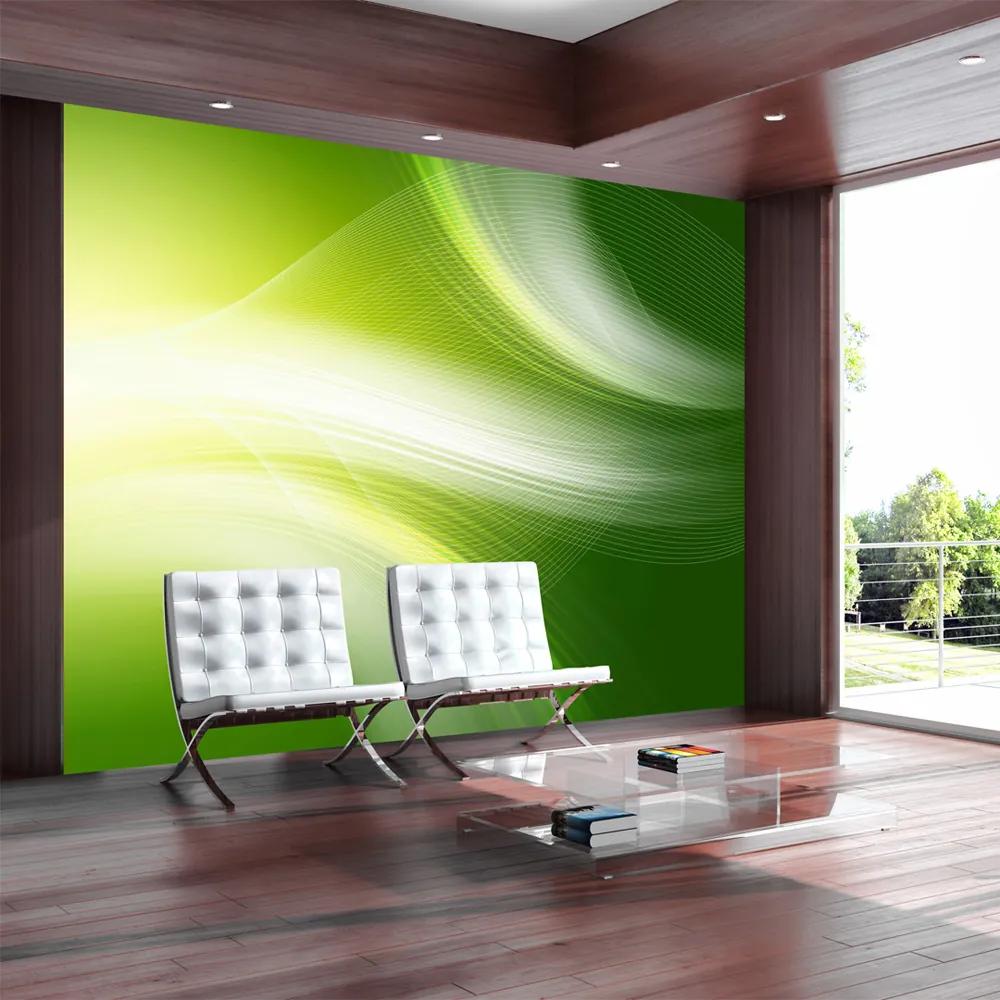 Fototapet Bimago - Green abstract background + Adeziv gratuit 200x154 cm