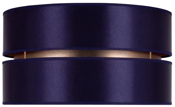 Plafonieră Duolla DUO 1xE27/15W/230V d. 40 cm albastru/auriu