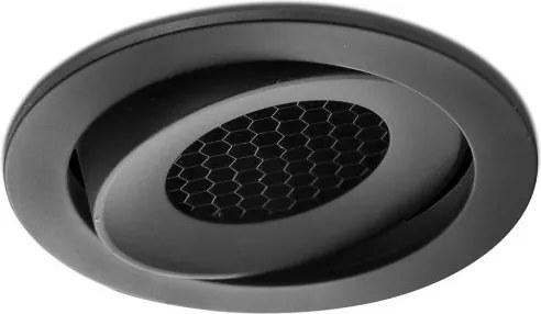 Spot LED incastrat directionabil IP44 KIVI negru 7W 3000K