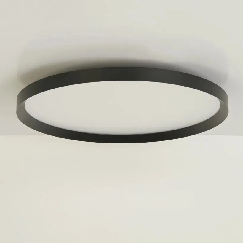 Plafoniera LED dimabila CCT 3000/4000K Prisma 45 negru