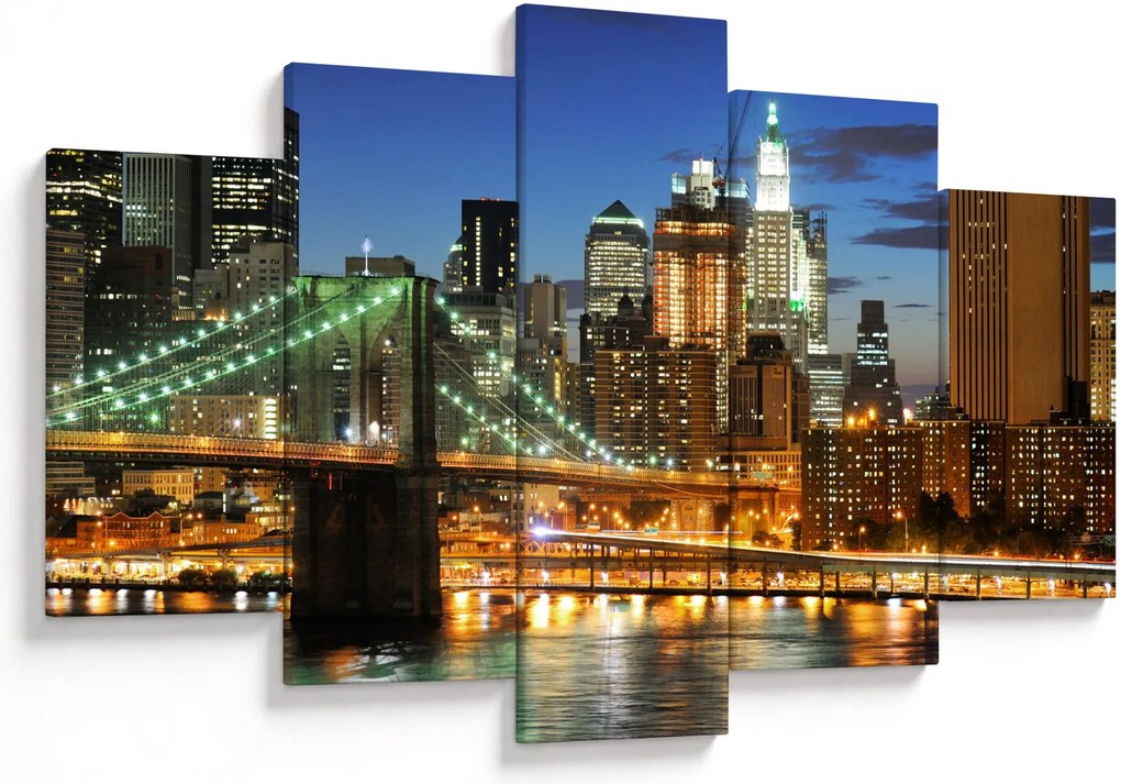 Tablou - Pod cu New York (150x105 cm)