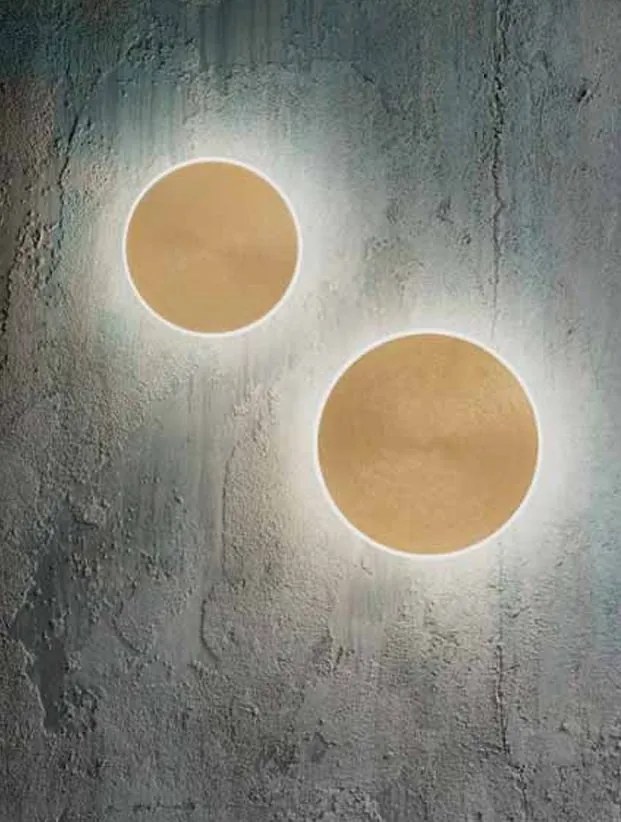 Aplica de perete cu lumina ambientala LED FORTUNA 30cm alb, negru sau auriu