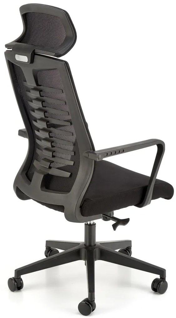 Scaun de birou Fabio negru H128 cm