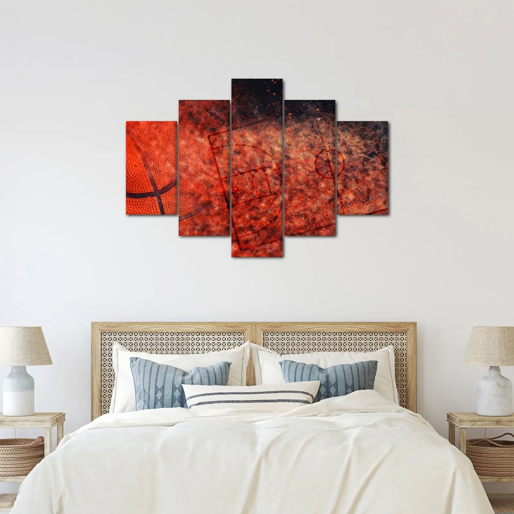 Tablou - Meci de baschet (150x105 cm)