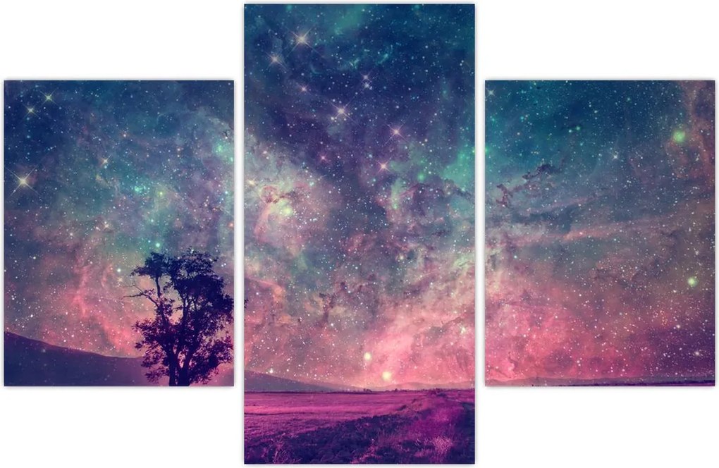 Tablou - Cer de noapte din alta dimensie (90x60 cm)