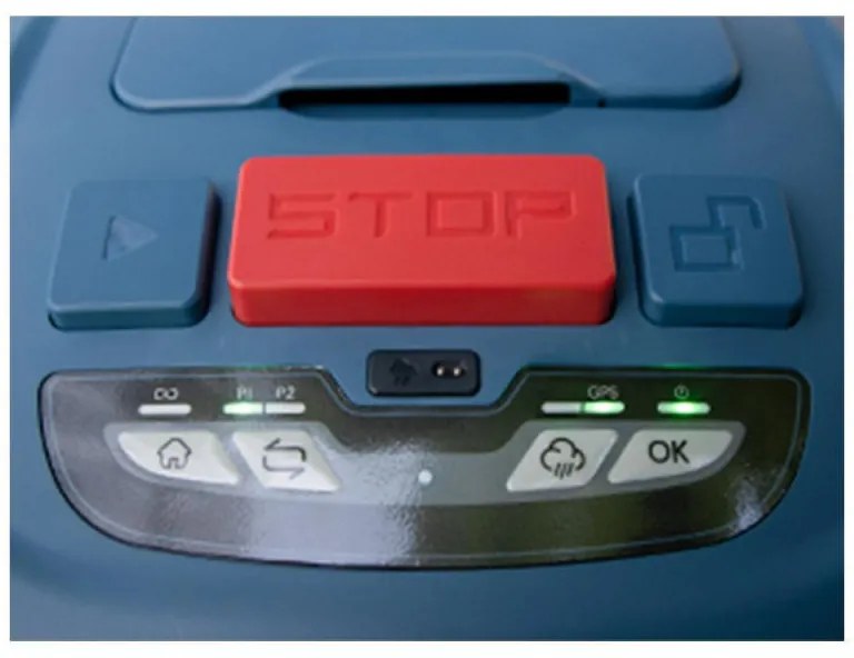 Robot de tuns gazon/iarba HOOKII Neomow S, Pentru până la 1000 m², 60 dB, Wi-Fi, 4G, Bluetooth, Autonomie pana la 120 min, Albastru