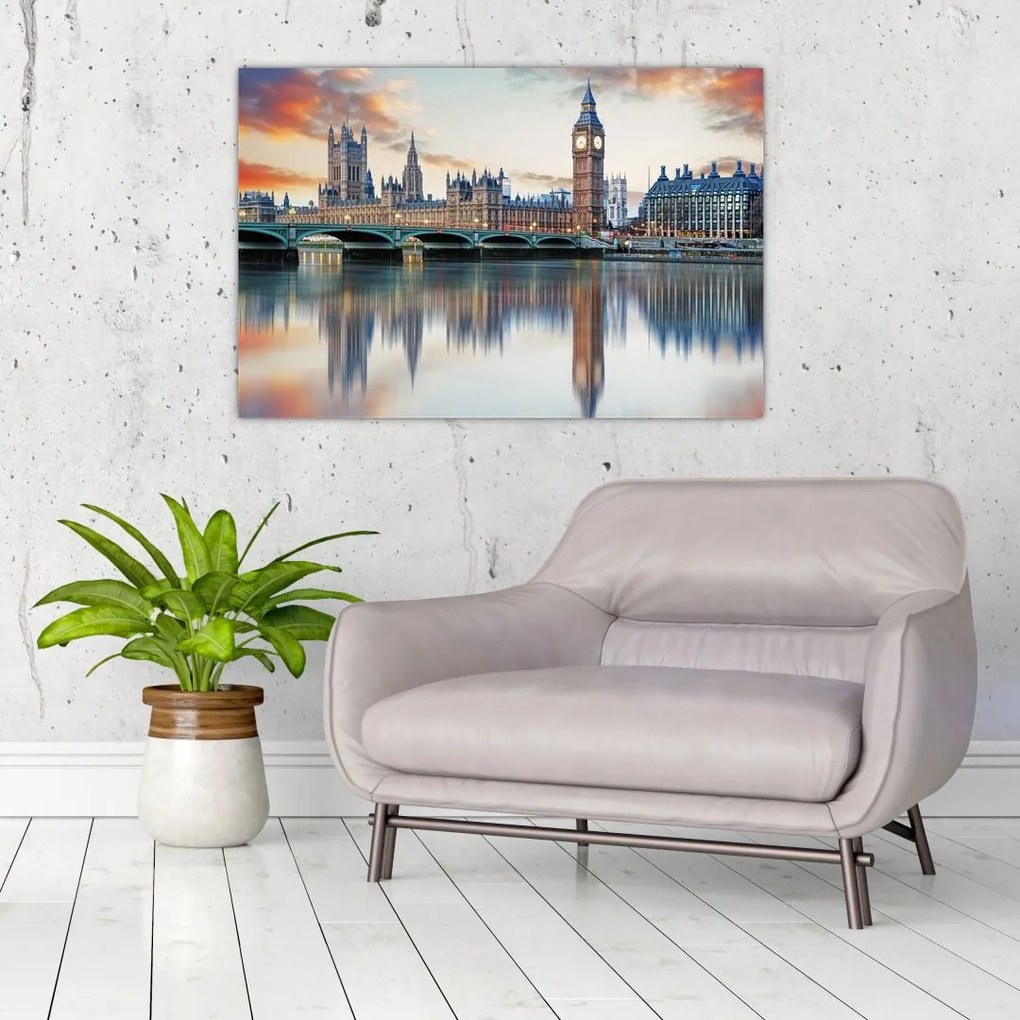 Tablou - Houses of Parliament din Londra (90x60 cm)