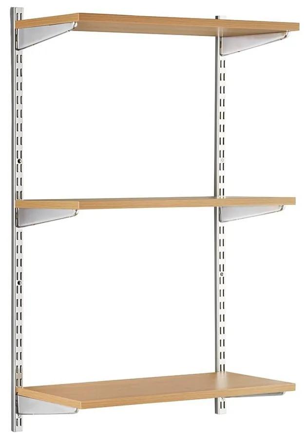 Raft suspendat 3 polite, 60x25x100 cm, PAL Stejar Sonoma