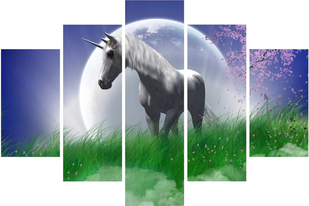 Tablou cu unicorn (150x105 cm)