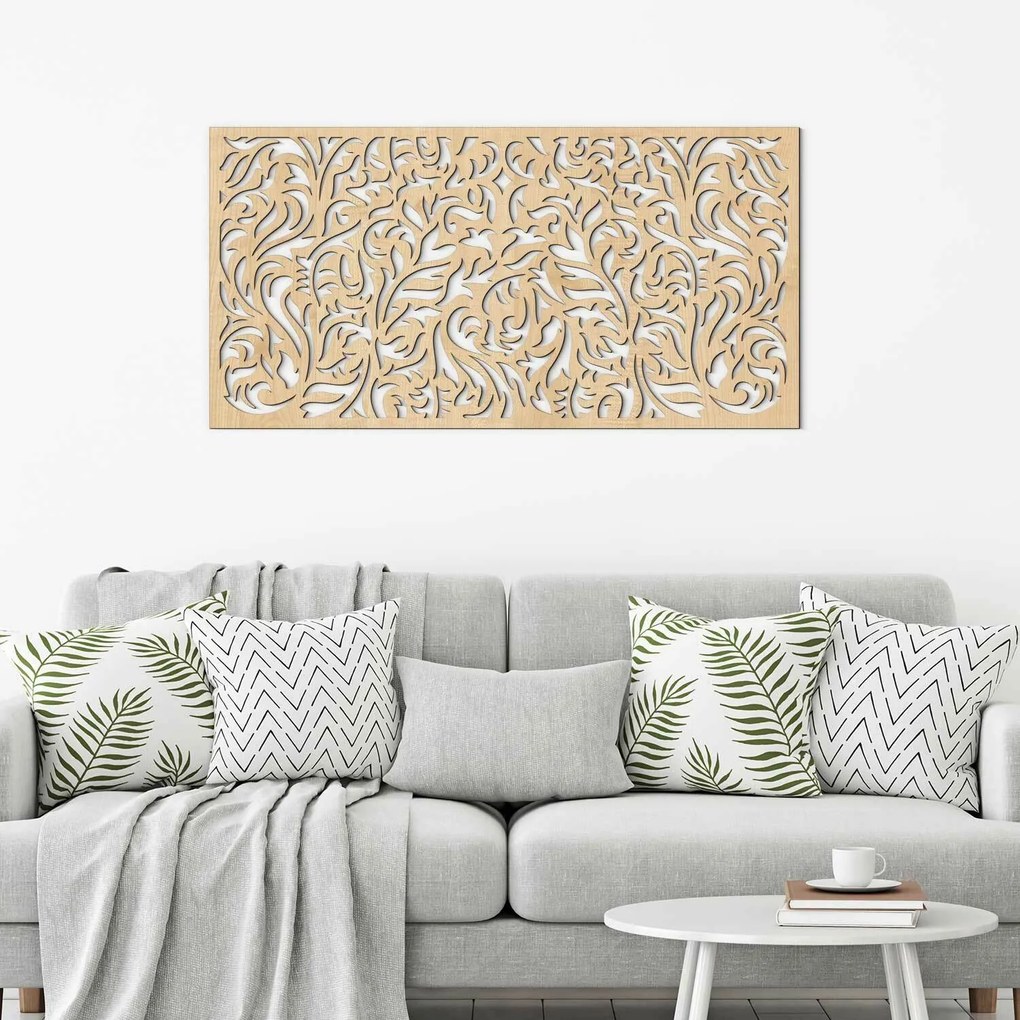 DUBLEZ | Decor de perete din lemn - Frunze in vânt