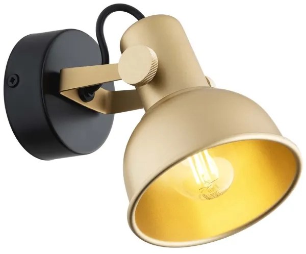 Spot LENORA 1xE14/7W/230V auriu/negru Argon 8248