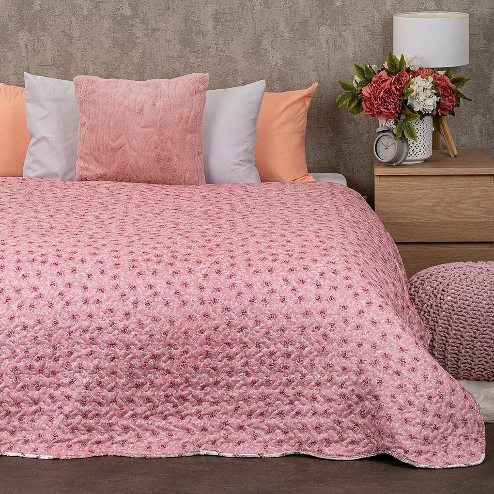 Cuvertură de pat 4Home Pink Rose Patchwork, 220 x 240 cm