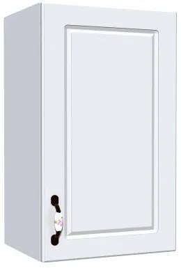 Corp superior 45 cu 1 usa Zebra MDF alb drept