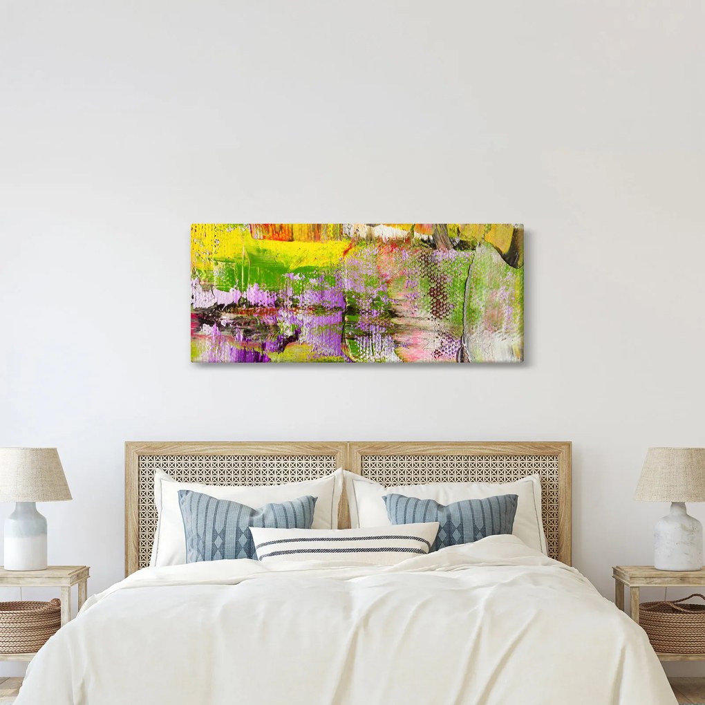 Tablou cu abstracție - pictura (120x50 cm)