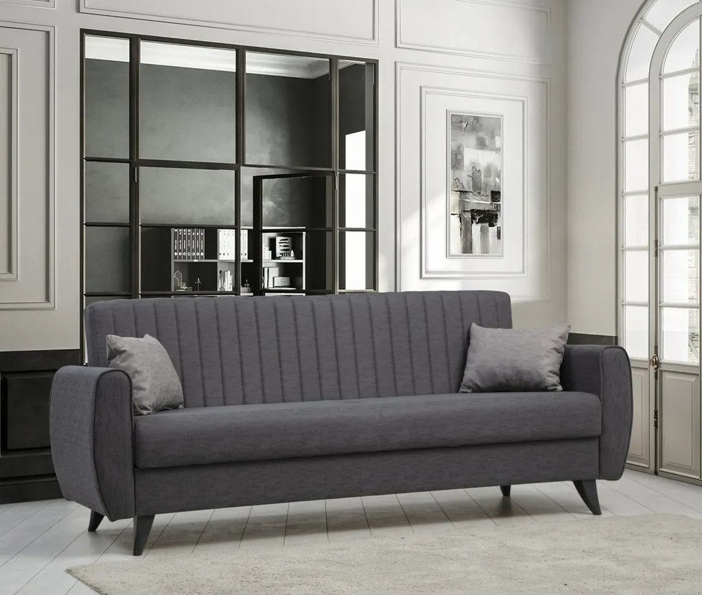 Canapea extensibilă Alkon 3 Dark Grey