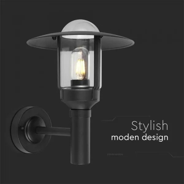 Lampă de perete de exterior 1xE27/60W/230V IP44 negru