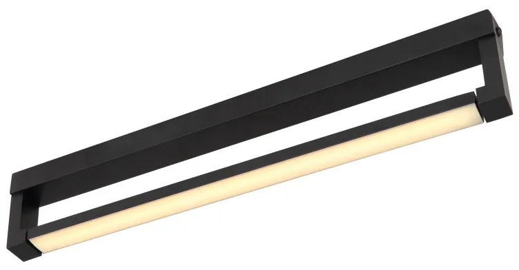 Aplica LED Susi 41498B, 12W, 880lm, lumina calda, neagra mata, IP44, Globo