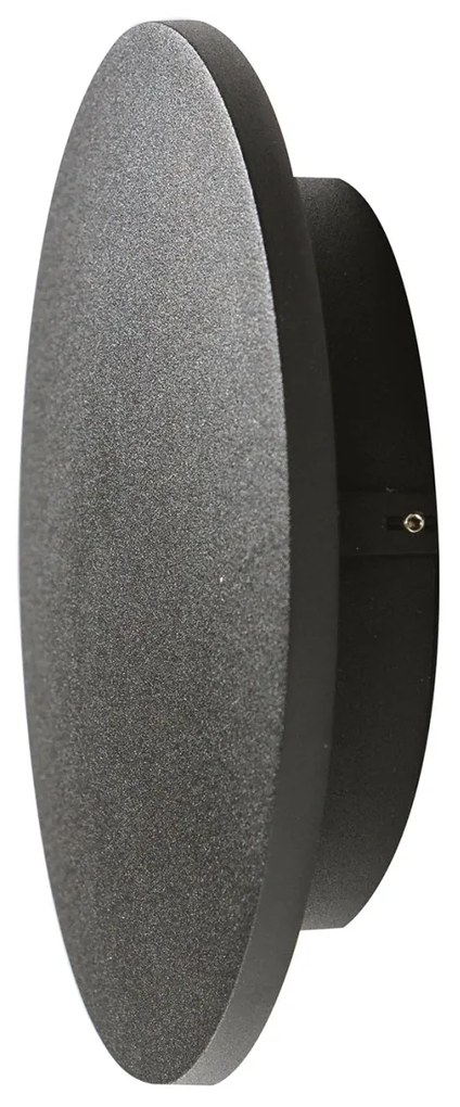Aplica perete LED ambientala IP54 ANCONA M neagra