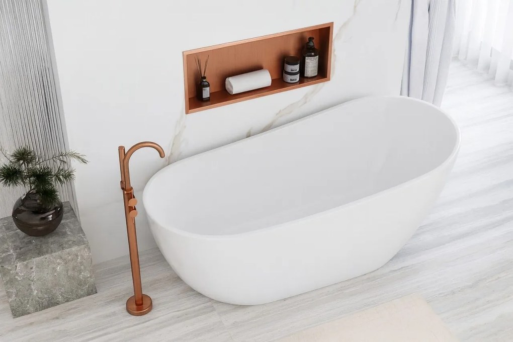RAFT BAIE INCASTRAT PERETE 30x60 brush copper