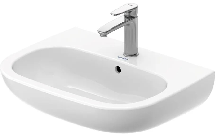 Duravit 23106000002 - Lavoar suspendat D-CODE 60x46 cm ceramică/alb lucios