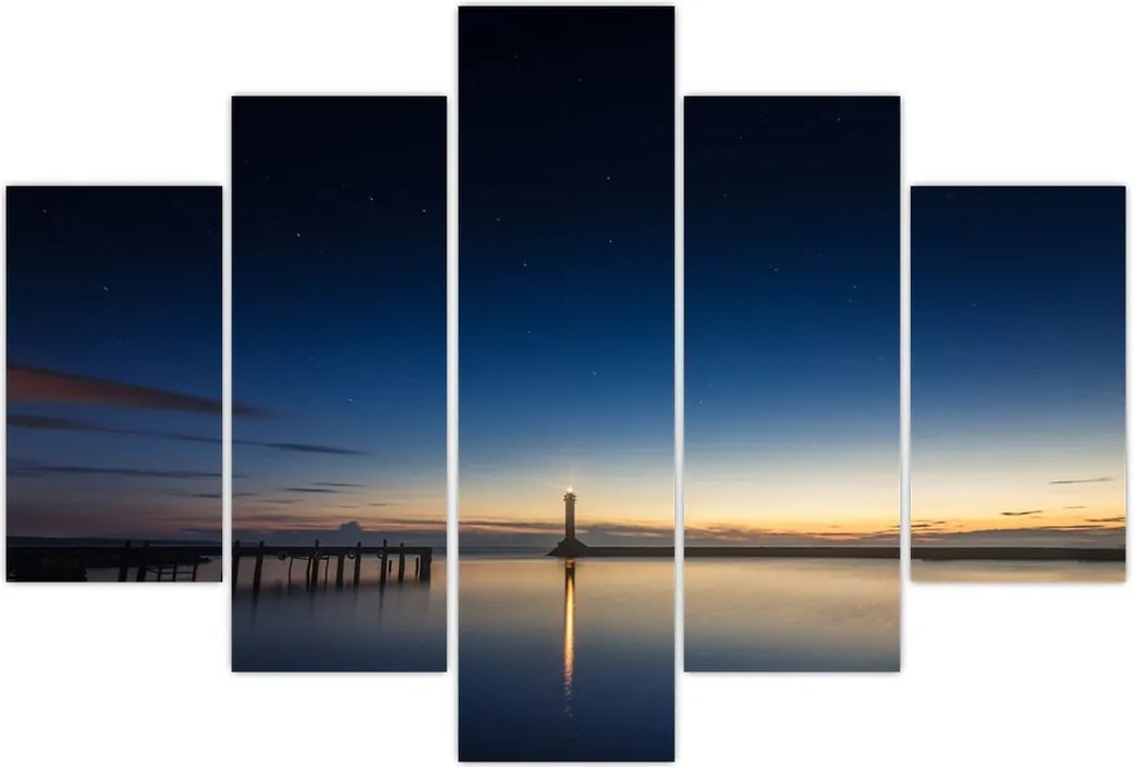 Tablou - Far în zare (150x105 cm)
