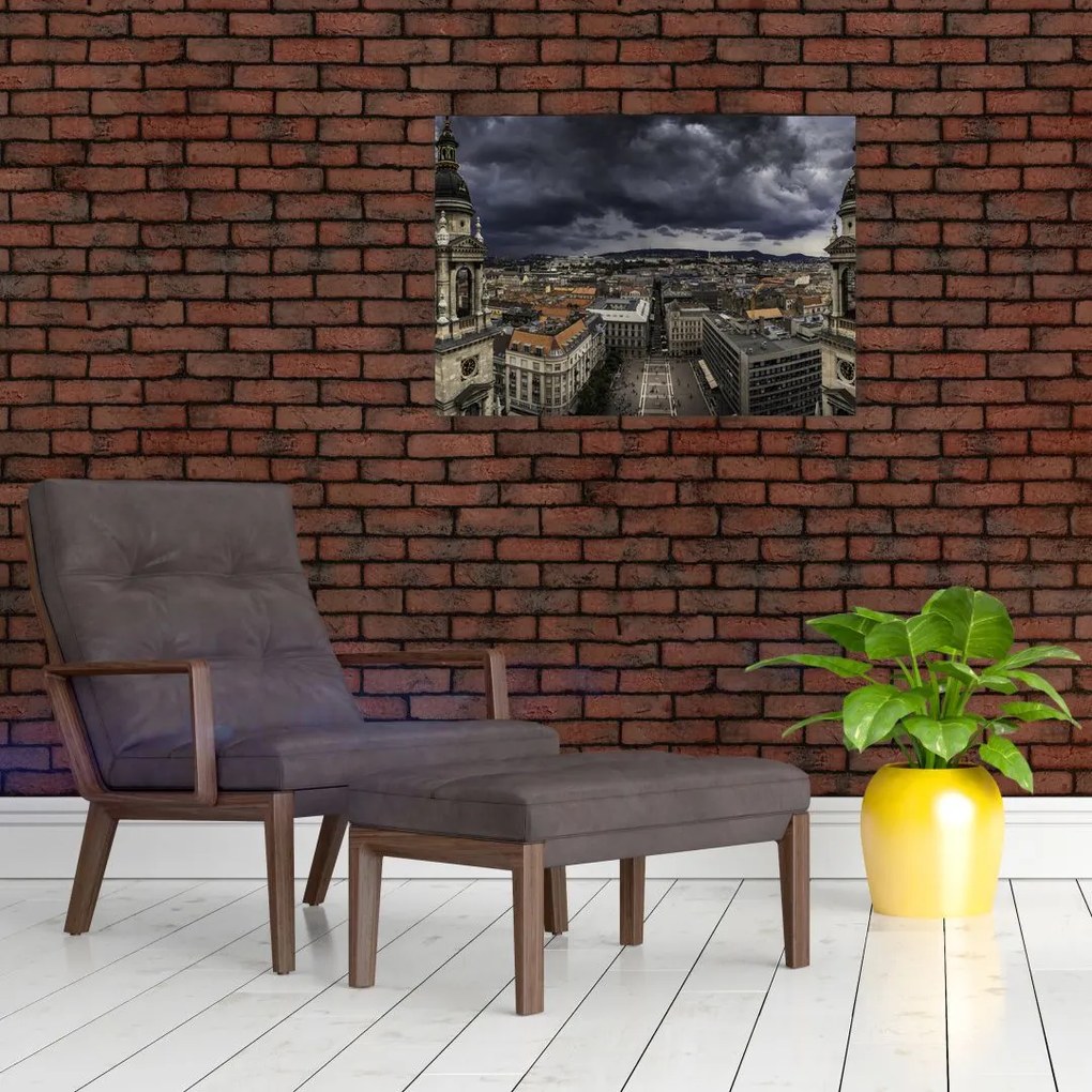 Tablou cu basilică (70x50 cm)
