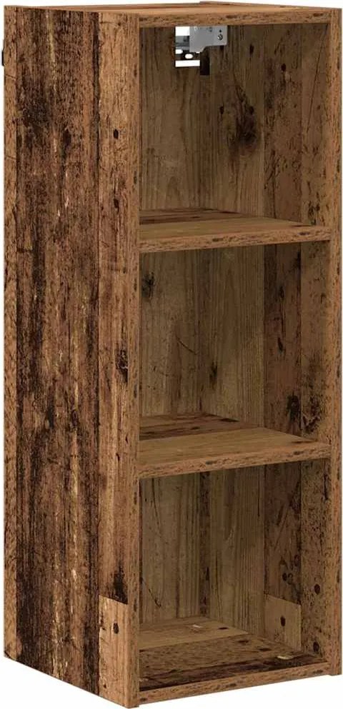 vidaXL Dulap suspendat Riga Lemn vechi 30 x 29,5 x 80 cm Lemn compozit