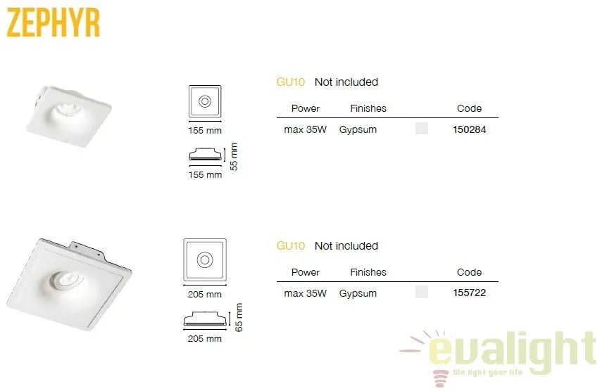 Spot incastrabil ZEPHYR FI1 SMALL 150284