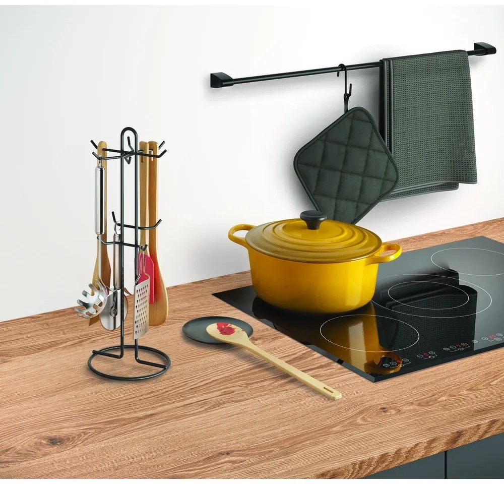 Suport pentru ustensile de bucătărie din oțel inoxidabil Lava – Metaltex