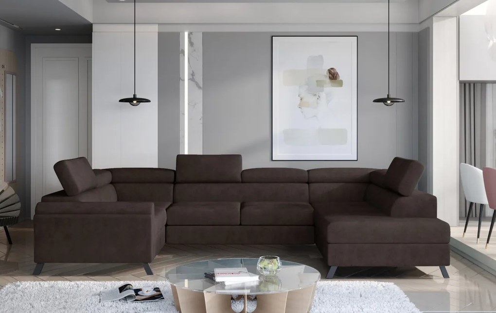 Coltar extensibil Escada - L336 x l200 x h92 cm
