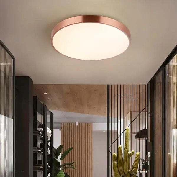 Immax NEO 07322L-LED Lampă LED de tavan dimabilă NEO LITE SEMPLICI 60W/230V, diam. 60 cm, cupru, cu telecomandă