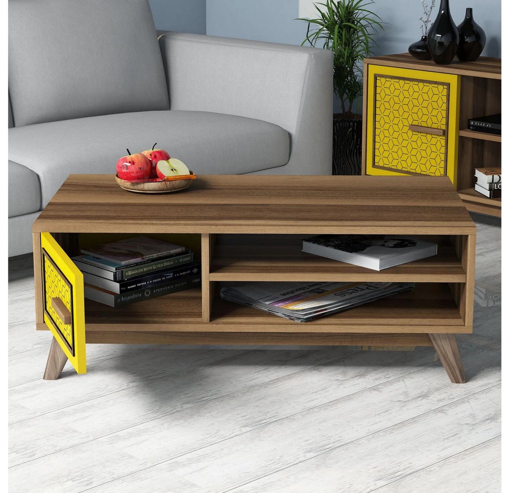 Mobilier living Aysha (Nuc + Galben). 1089284