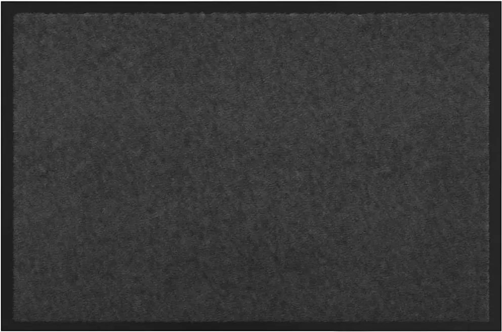 vidaXL Covoraș de intrare Antracit 60 x 40 x 1.2 cm Țesătură Teddy