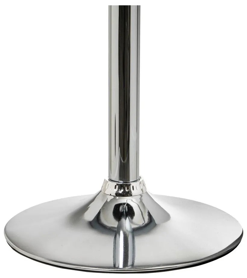 Set de scaune de bar negru cu înălțime ajustabilă 2 buc. tapițat (înălțime șezut 73 cm) – Casa Selección