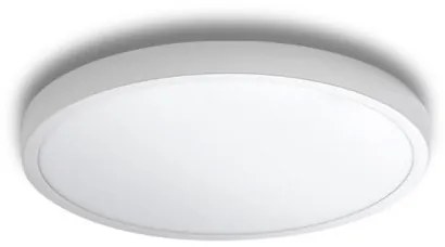 Plafoniera LED design slim MALTA R 30 4000K alba