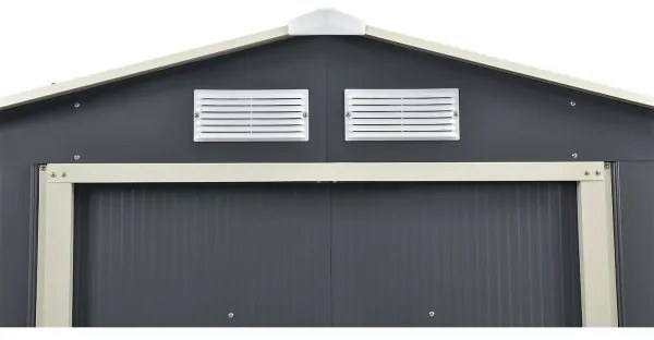 Juskys Casuta de gradina XXL 277×319×192 cm - antracit