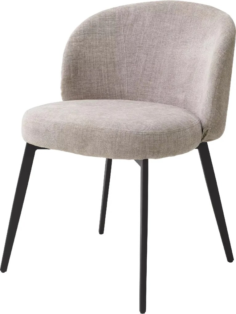 Set de 2 scaune design LUX Lloyd, Sisley gri