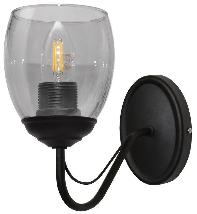 Aplică perete ALLENA 1xE27/60W/230V