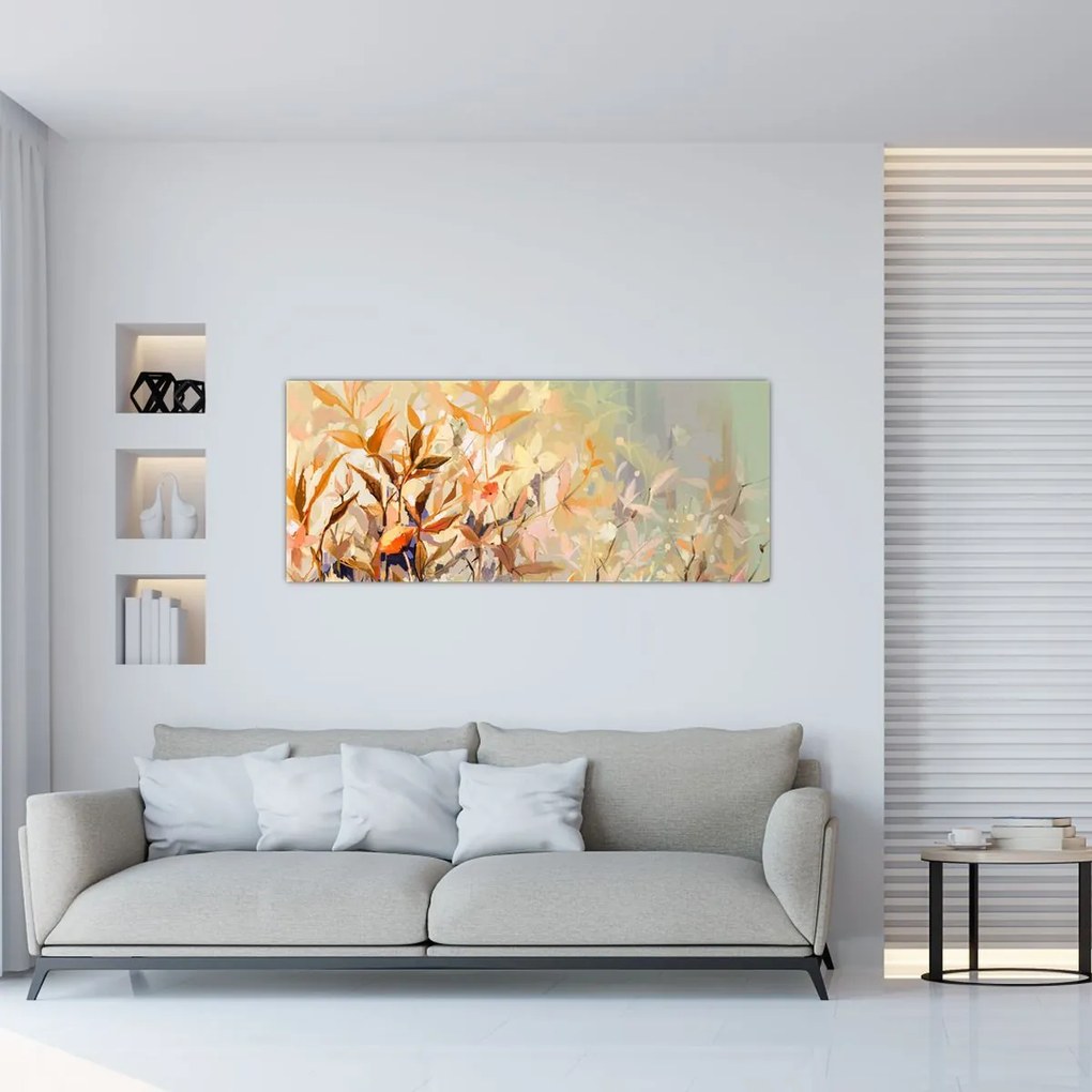 Tablou - Plante pictate (120x50 cm)
