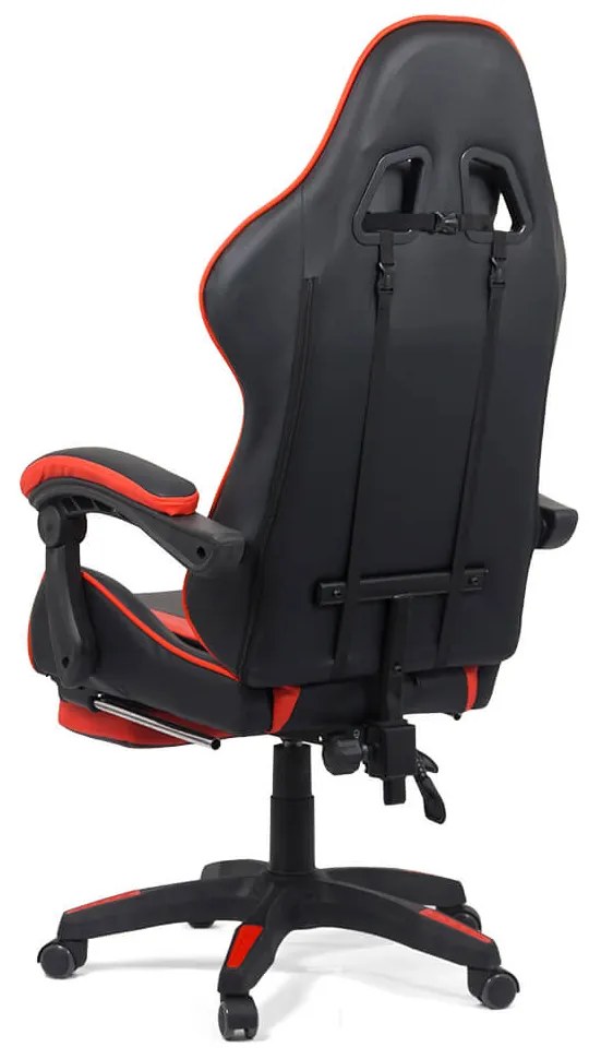 Scaun gaming OFF 299 rosu cu negru