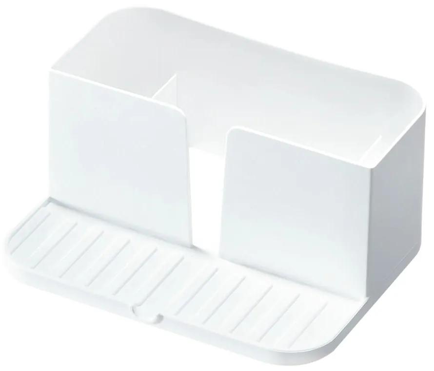Suport pentru accesorii de spălat alb din plastic reciclat Eco System – iDesign