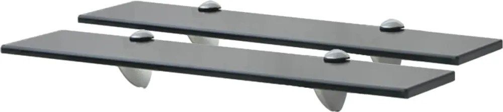 vidaXL Rafturi suspendate, 2 buc., 50 x 10 cm, sticlă, 8 mm
